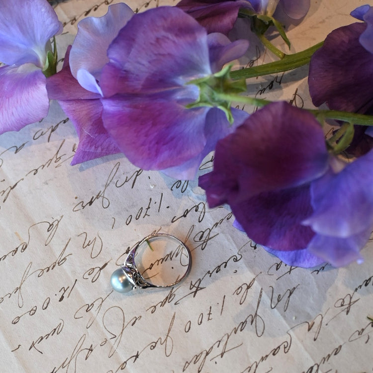 色合いの美しい パールリング