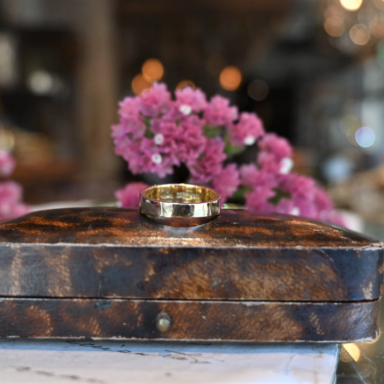 美しい文様 手彫リング