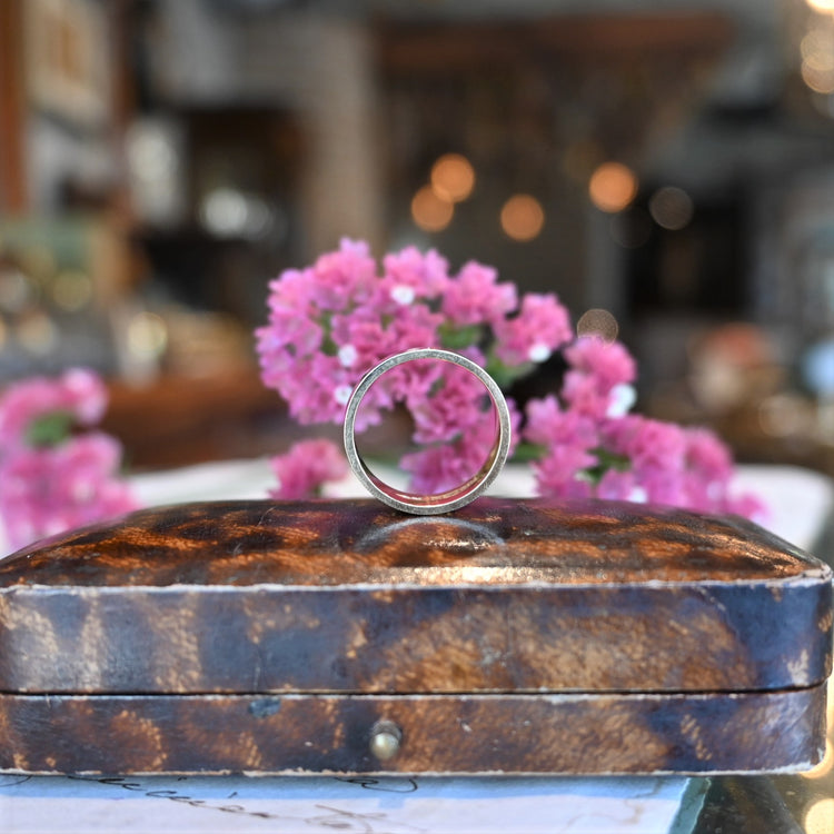 美しい文様 手彫リング