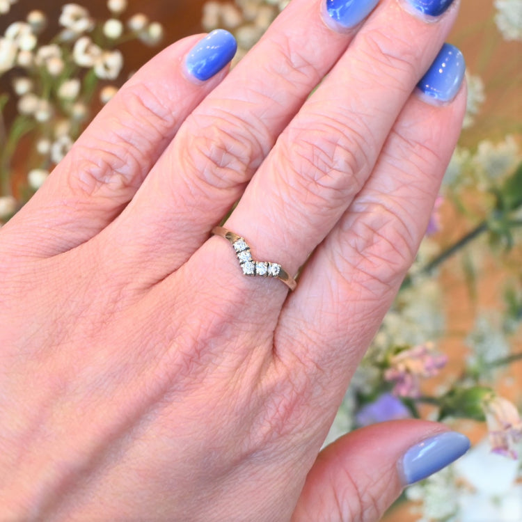 CZが美しく輝くヴィンテージリング from U.K