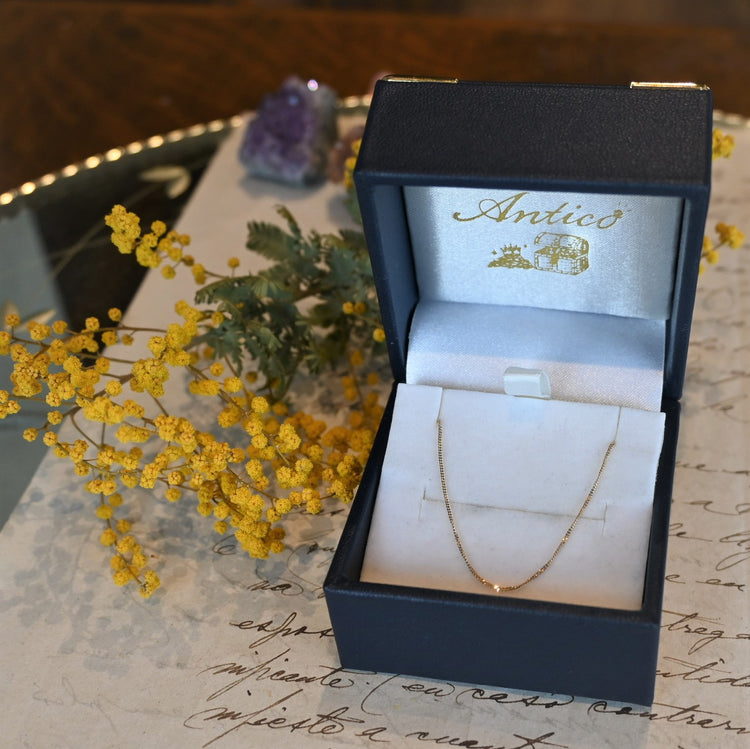 繊細な細さ 喜平ネックレス