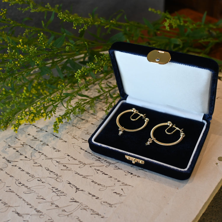 MIKIMOTO サークル イヤリング