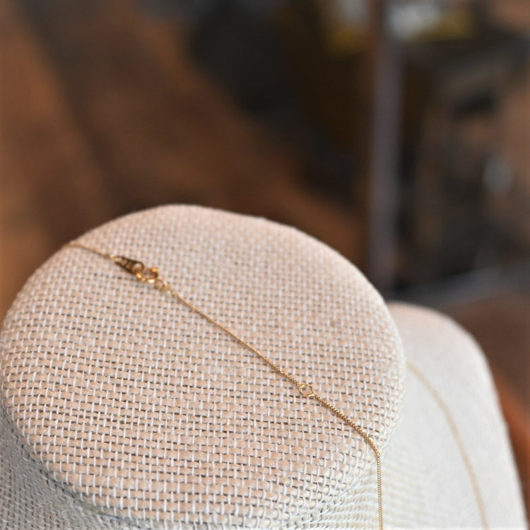 繊細な細さ 喜平ネックレス