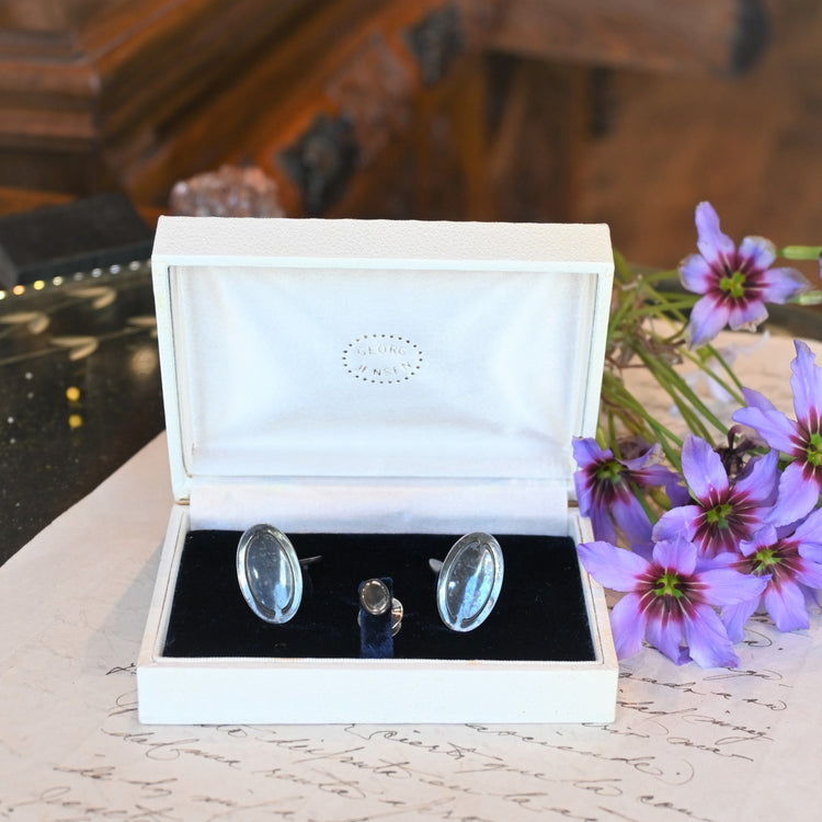 ジョージジェンセン(GEORG JENSEN)カフリンクス&ピンセット (オリジナル箱付き)