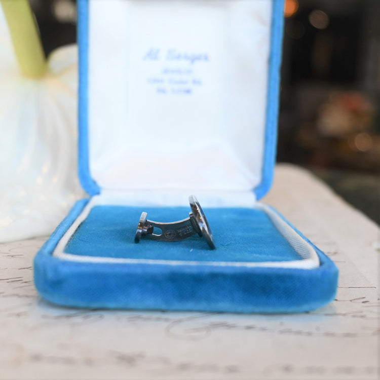 ジョージジェンセン(GEORG JENSEN)カフリンクス&ピンセット (オリジナル箱付き)