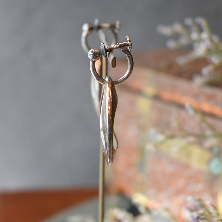 フォルムの美しい ジョージジェンセン(GEORG JENSEN)シルバーイヤリング