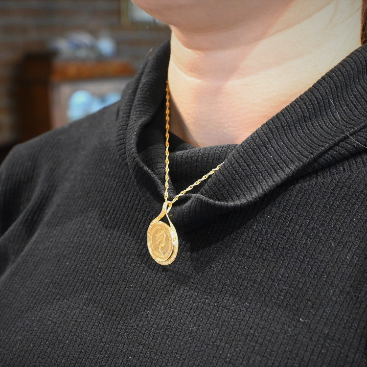 エリザベス2世 ソブリン金貨 1/2ポンド トップ 1982年