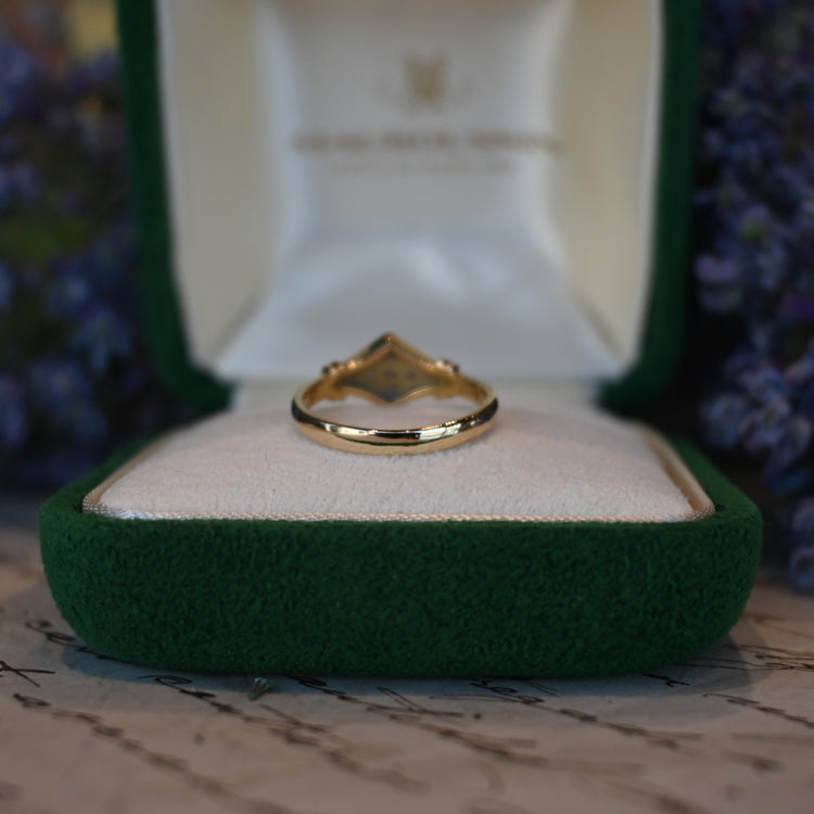 アンティーク調 ダイヤモンドリング