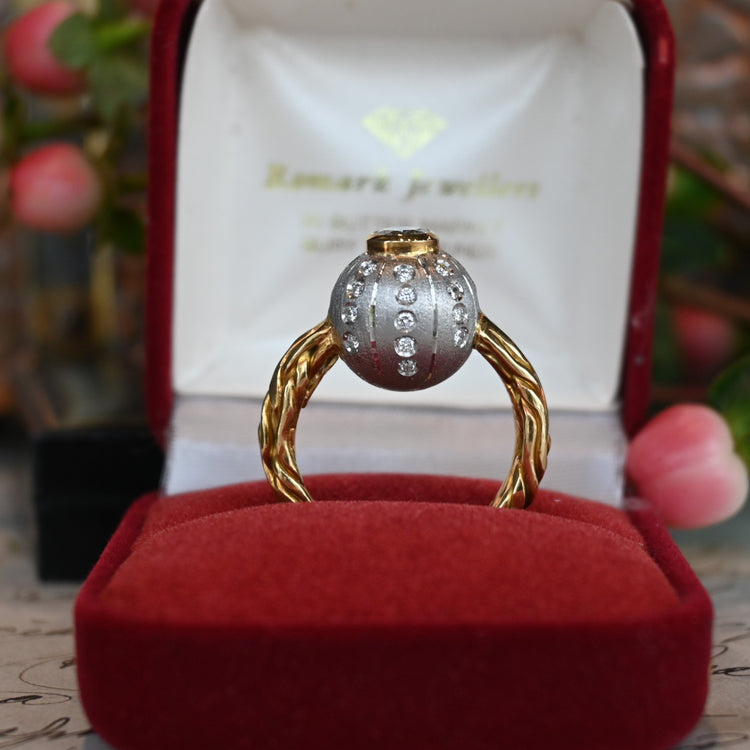 0.60ctのダイヤモンドが美しい コンビリング