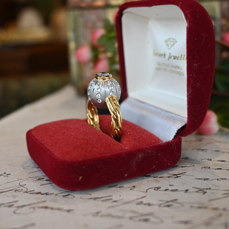 0.60ctのダイヤモンドが美しい コンビリング