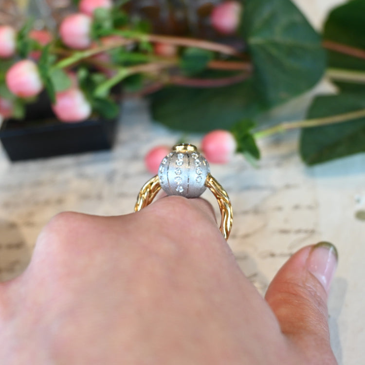 0.60ctのダイヤモンドが美しい コンビリング