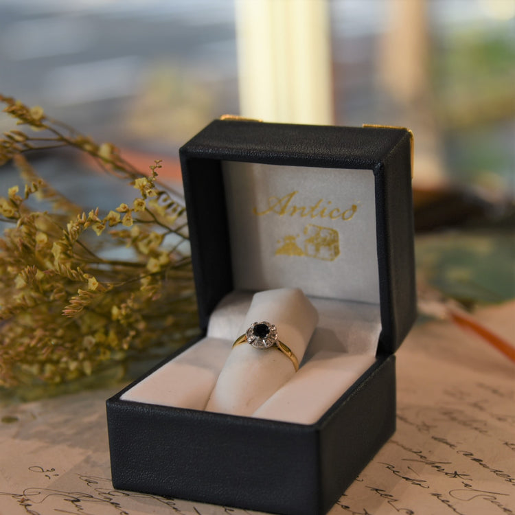 サファイア ヴィンテージリング from UK