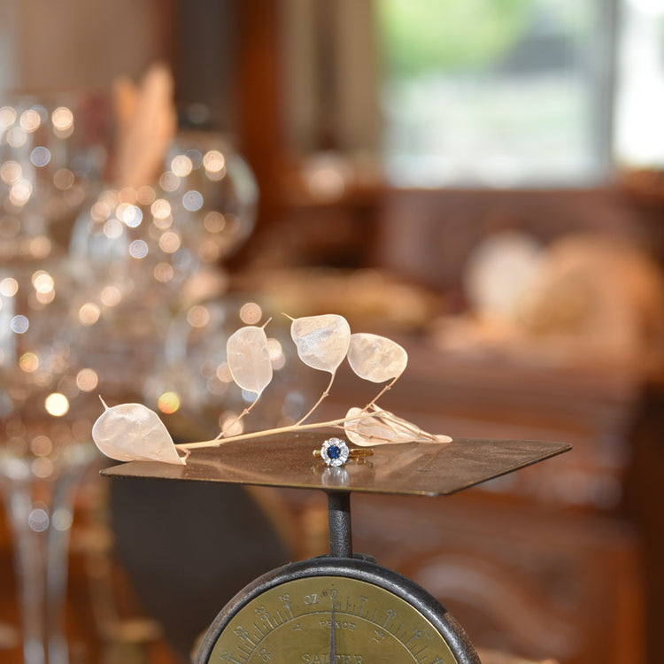 サファイア ヴィンテージリング from UK