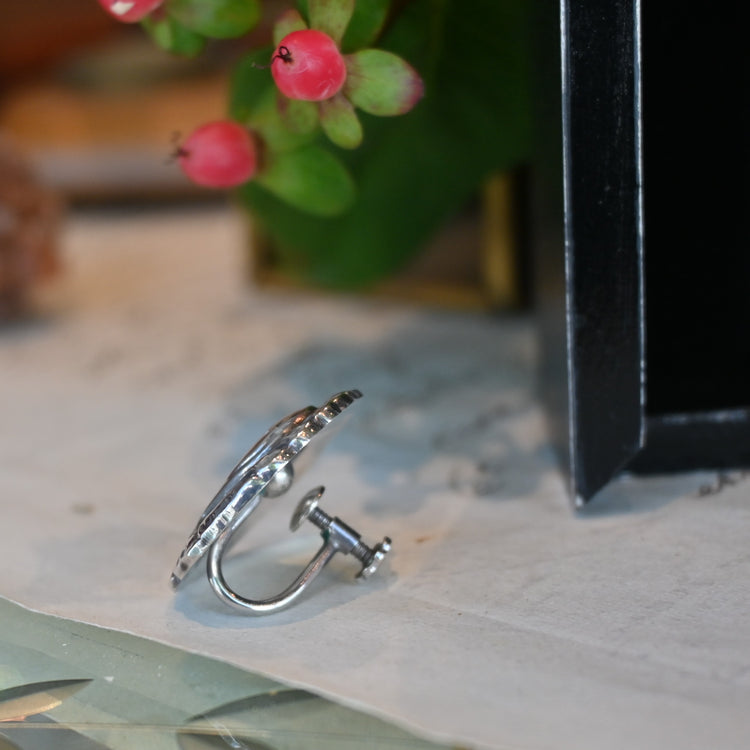 ジョージジェンセン(GEORG JENSEN)美しいつがいの鳥 イヤリング