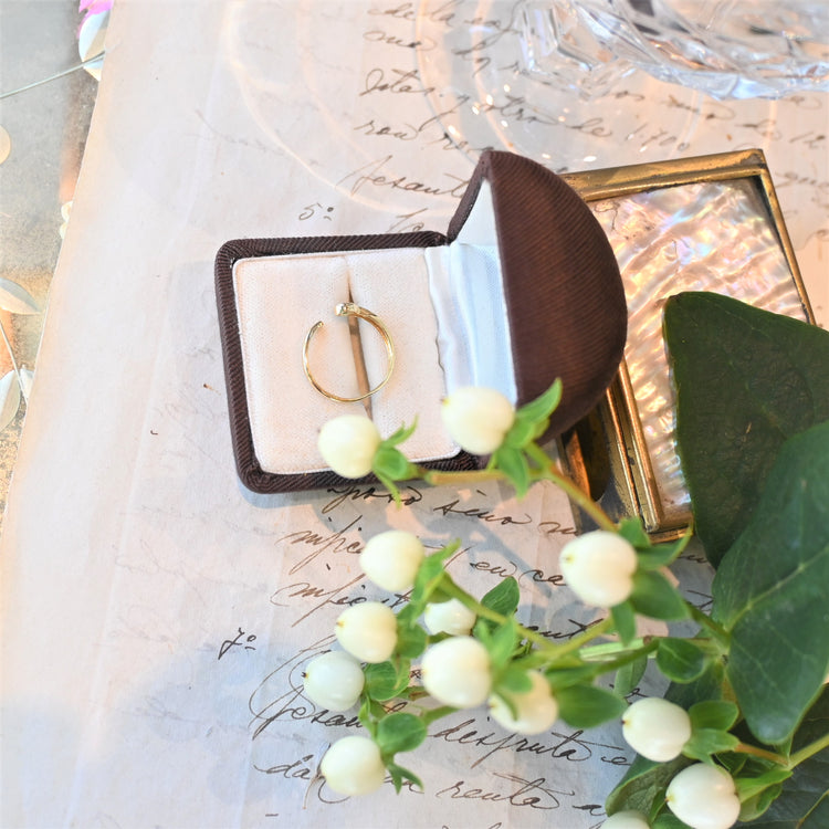 ペリドット デザインリング