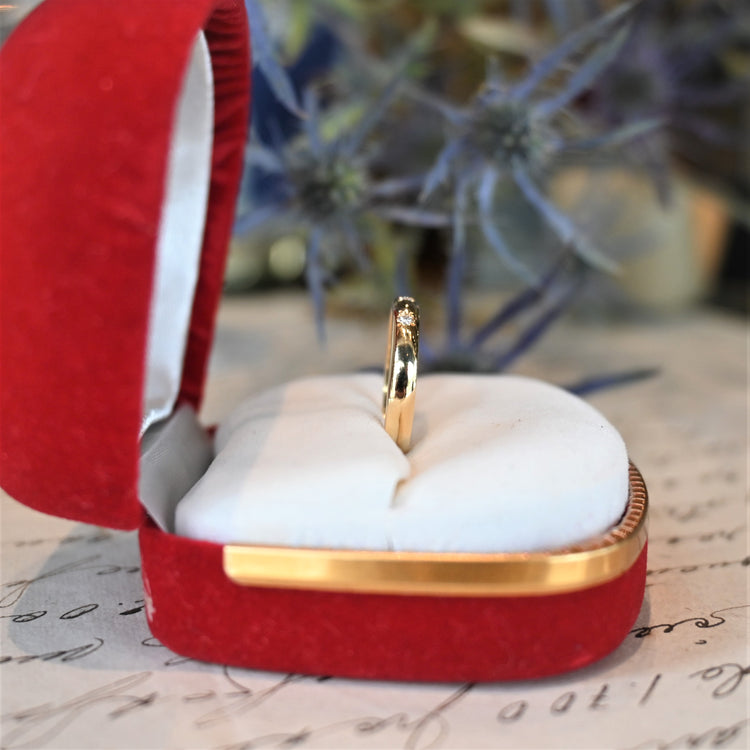 シンプルなダイヤモンドリング