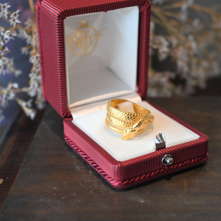 ゴールデンスネーク リング