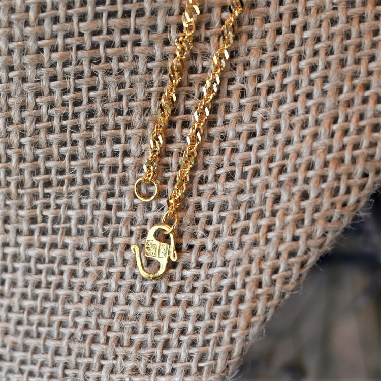 柔らかな黄金色 ネックレス