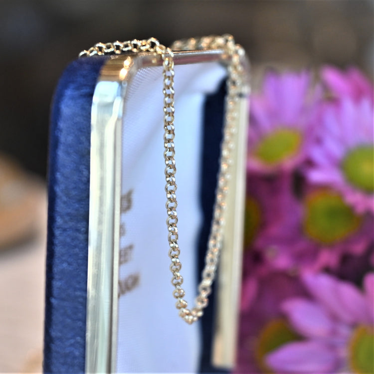 イタリア製 14金アズキ型ネックレス