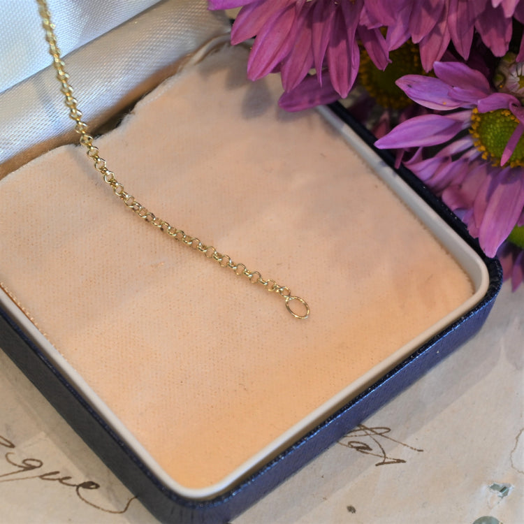 イタリア製 14金アズキ型ネックレス