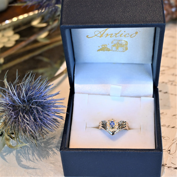 タンザナイト コンビデザインリング