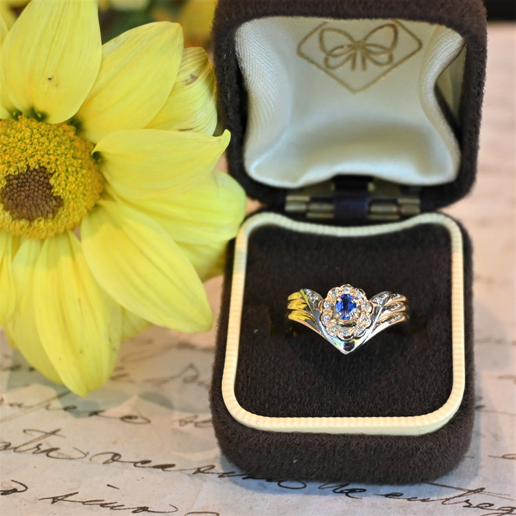 タンザナイト コンビデザインリング