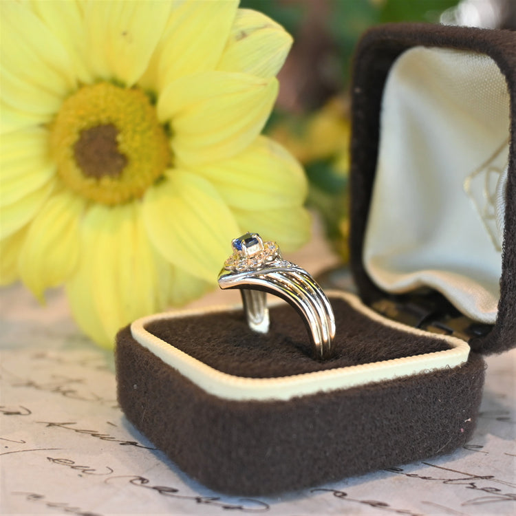 タンザナイト コンビデザインリング