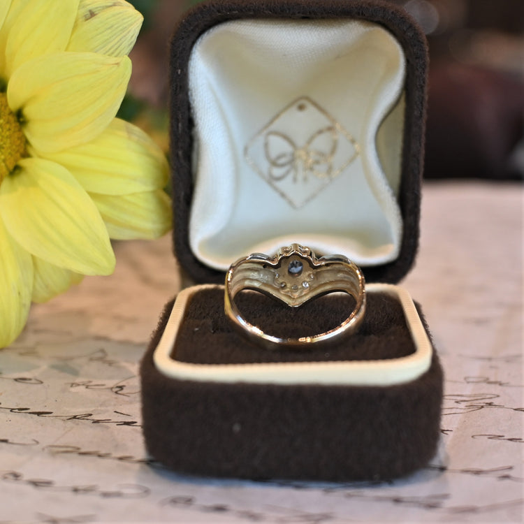 タンザナイト コンビデザインリング