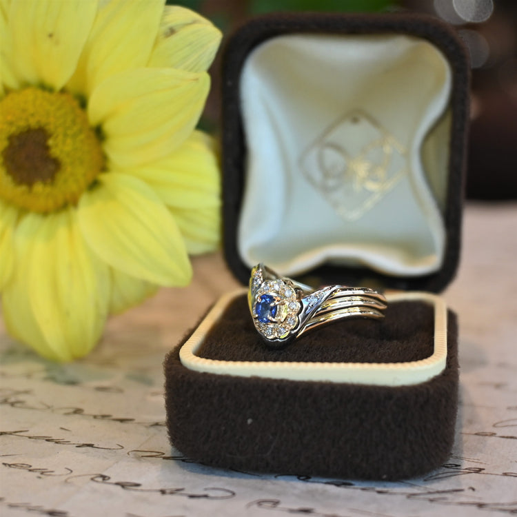 タンザナイト コンビデザインリング