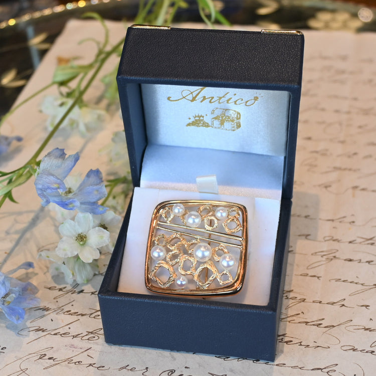 MIKIMOTO パール ブローチ