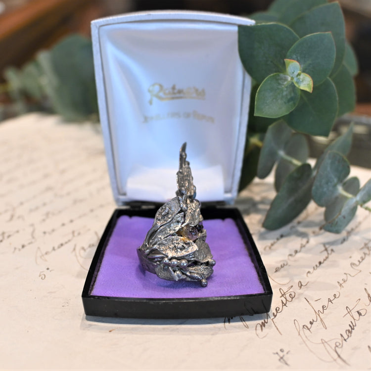 個性的な シルバーリング