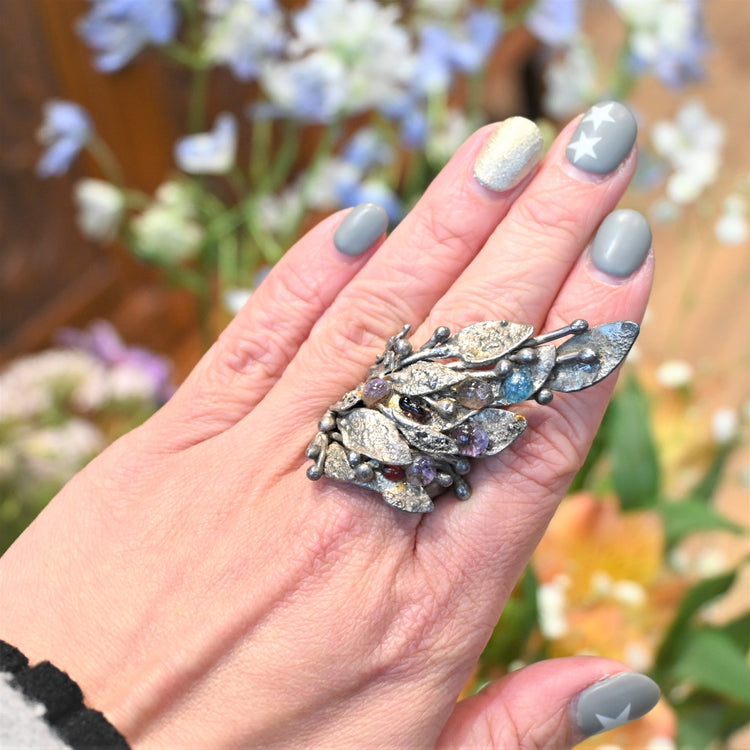 個性的な シルバーリング