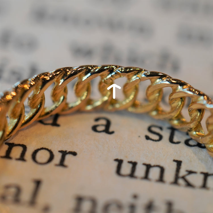 チェーン デザインリング