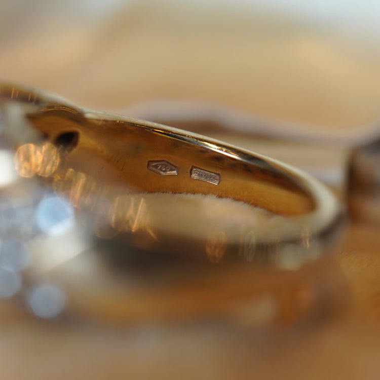 ブルガリ　トリカダイヤモンドリング