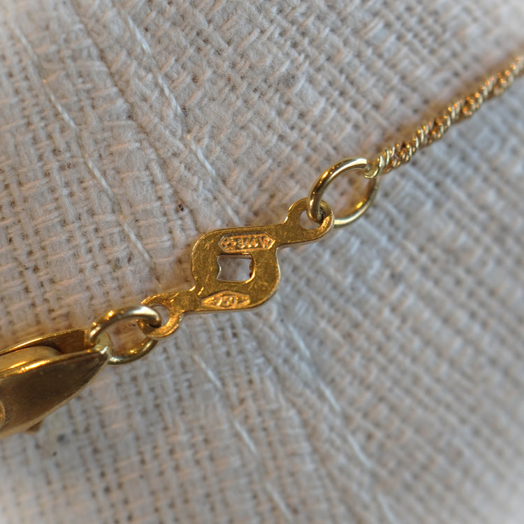 流れるラインが美しい ネックレス  from ITALY