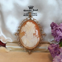 ゴージャスな カメオペンダントトップ | 芦屋Antico