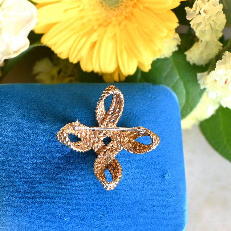 Tiffany ノットデザインブローチ