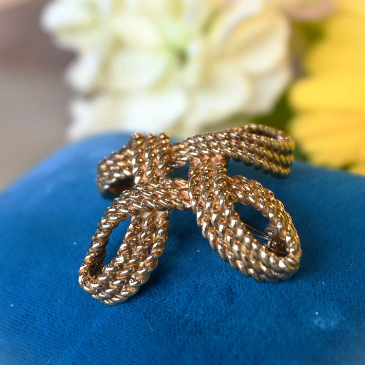 Tiffany ノットデザインブローチ