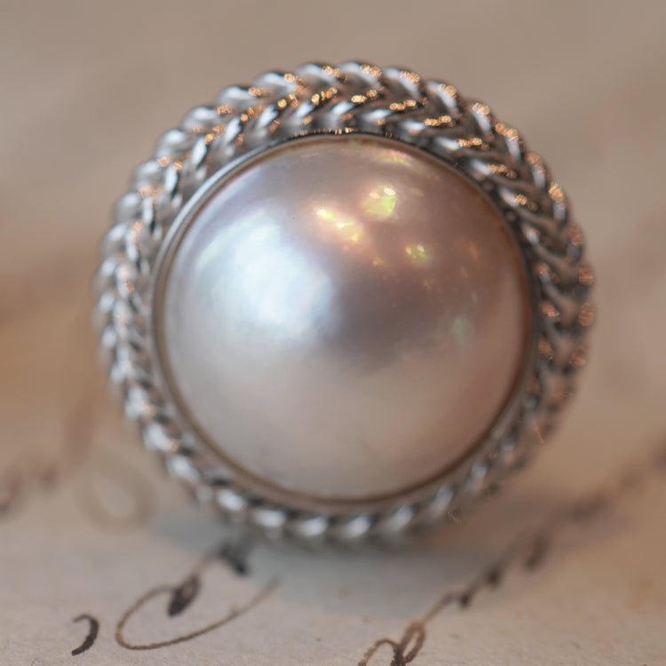 MIKIMOTO 　マベパール　イヤリング　