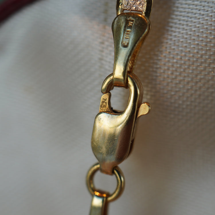 3色のゴールドが美しい　デザインネックレス　from ITALY
